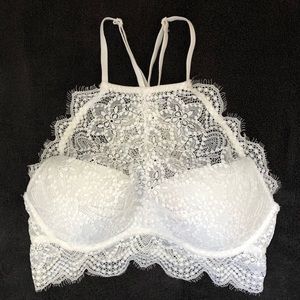 PINK by Victoria’s Secret High Neck Lace Bralette